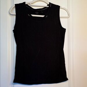 Rafaella Elegant Black Tank Top